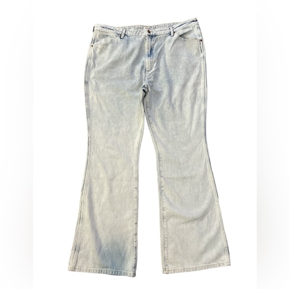 Wrangler Westward 626 High Rise Light Stone Wash Bootcut Jeans Plus Size 35 Nwt - Picture 8 of 9